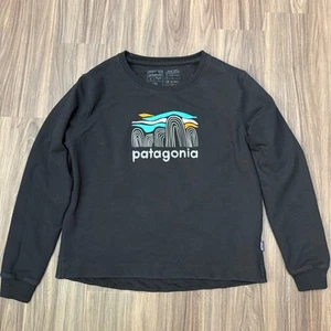 Patagonia Damen Gr. L Fitz Roy Boulders Uprisal Crewneck Sweatshirt Longsleeve - Bild 1 von 7