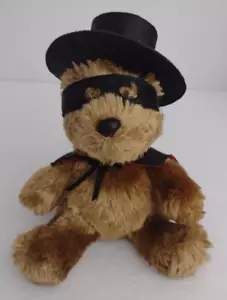 Zorro der Teddybär Plüsch Galerie kleiner Teddybär 7 Zoll Hut Cape Maske - Bild 1 von 11