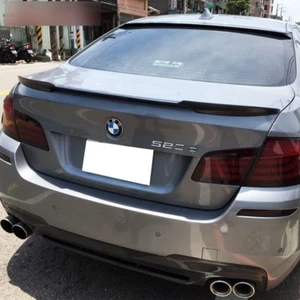 Carbon Fiber FOR BMW 5-Series F10 M4 Type Rear Trunk Spoiler Sport 530i 535i - Picture 1 of 4