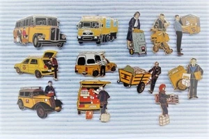 12 Seltene Pins der Schweizer + Deutschen Post - Bild 1 von 3