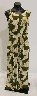 Macacão Gilli Feminino Petite Corinne Sem Mangas BL1 Olive Médio Pequeno Novo com etiquetas - Imagem 1 de 4