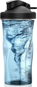 Protein Shaker Cup Bottle with Carry Loop Top Workout Drink Powder Mixer 28oz - Picture 1 of 8