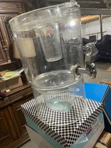 3 Party Top Beverage Dispensers 2.0 Gallon Chrome Spigot Chalk Board Tag - Picture 1 of 2