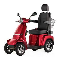 VELECO GRAVIS 4 Wheeled ELECTRIC MOBILITY SCOOTER 1000W Captain Seat