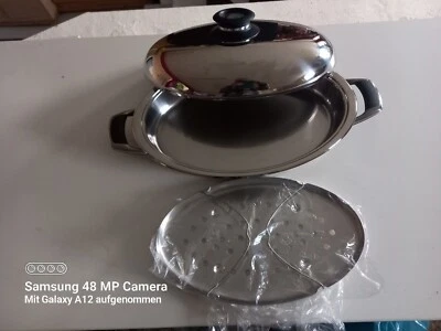 AMC, Topf, Induktion, ovaler Bräter 3,5 liter, Starline-serie, NEU - Bild 1 von 4