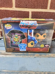 Funko Pop! Tees-Masters Of The Universe Evil Lyn - GITD Pop with Tee Shirt -2XL - Picture 1 of 6