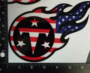 Tennessee Titans full size football helmet decals - Picture 1 of 2