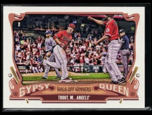 2015 Topps Gypsy Queen Walk-Off Winners #GWO-10 Mike Trout - Picture 1 of 2