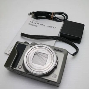 Near Mint Nikon COOLPIX A1000 16.0MP Digital Camera Silver From JAPAN - Picture 1 of 3