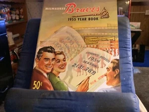 1955 Milwaukee Braves Official Team Yearbook - Picture 1 of 6