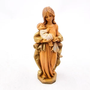 Vintage Fontanini 1985 Italy Depose Mary with Baby Jesus Figurine Mother & Child - Picture 1 of 10