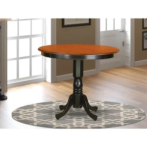 Trenton Counter Height Table finished in Buttermilk and Cherry Black & Cherry - Picture 1 of 3