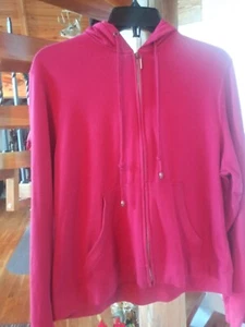 Gloria Vanderbilt Teens Sport rote Jacke mit Reißverschluss vorne Größe XL - Bild 1 von 4