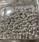 Silver Round 3mm 6/0 Glass Seed Bugle Beads Loose 5gms