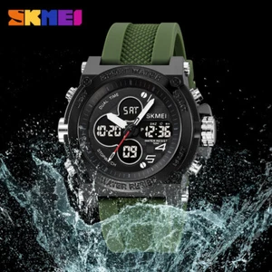 Digital Herren SKMEI 2065 Elektronische Wasserdichte Uhr 5Bar Sport Armbanduhr - Bild 1 von 5