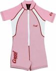 CRESSI GIRLS 1.5MM SHORTY SPRING WETSUIT, YTH SMALL, PINK *DISTRESSED PACKAGING