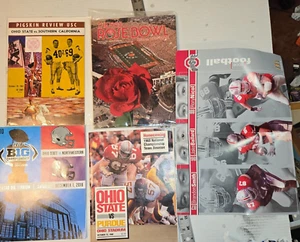 Lot-Ohio State buckeyes magazines and programs rose bowl , championships etc - Picture 1 of 6