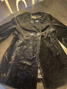 ann taylor 3/4 Sleeve Pea coat Black Size Medium Beautiful Condition - Picture 1 of 5
