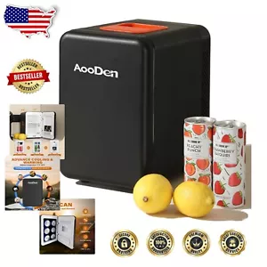 Electric 4L Car and Home Mini Fridge with Door Lock - Travel Ready Design - Picture 1 of 9
