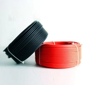 1 Pair Black + Red Solar Panel Extension Cable Wire PV Connector 10/12/14 AWG - Picture 1 of 13