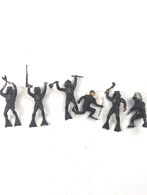 Vintage plástico LONE STAR Thunderball James Bond 007 Frogmen Divers x 6 años 60 Foto 1 de 4