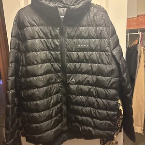 Versace La Greca Puffer. Size 54. Msrp $1795 - Picture 1 of 5