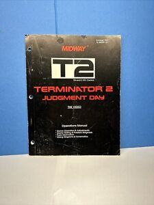 Terminator 2 Arcade Game Manual With Schematics 1991 Stand Up Arcade
