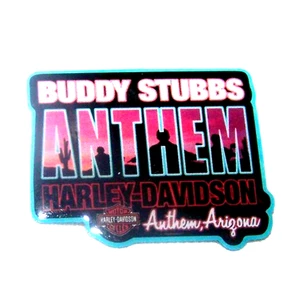 BUDDY STUBBS H.D. ANTHEM ARIZONA HARLEY DAVIDSON DEALER WESTE JACKE PIN - Bild 1 von 2