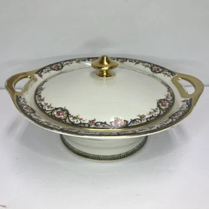 Theodore Haviland Limoge France Round Lidded Vegetable/Casserole Bowl - Picture 1 of 6