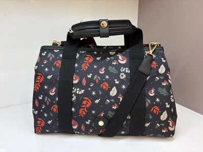 Brand New Radley Holly Avenue Fox - Responsible Medium Ziptop Grab Bag - Black  - image 1 of 4