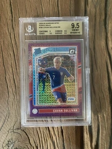 Cavan Sullivan /25 Purple Mojo Panini Donruss Rated Rookie 2024/25 RC USMNT 9.5 - Picture 1 of 2