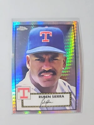 2021 Topps Chrome Platinum - Ruben Sierra Anniversary Prism Refractor #567 - Image 1 of 2