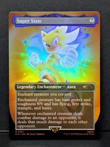 MTG Super State (Borderless Foil) M 2081 Sonic The Hedgehog Secret Lair Drop - Bild 1 von 2