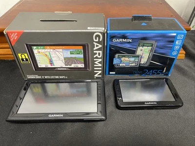 Garmin 010015330E 6" LCD Display Auto GPS - Black & Nuvi 2455 For Parts - Image 1 of 4