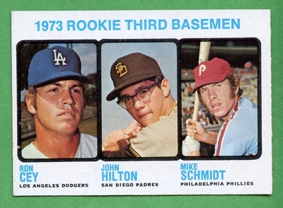1973 Topps #615 Mike Schmidt Rookie RC QUASE PERFEITO-ESTADO PERFEITO FANTÁSTICO PÁTIO Phillies + Bônus - Imagem 1 de 2