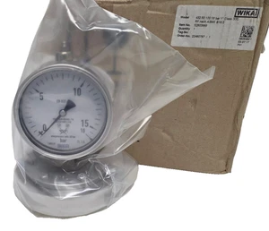 Manómetro diafragma con brida sellado Wika 432.50 1" CL300/RF 16 bar sin aceite - Imagen 1 de 10