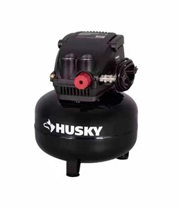 Husky 3 Gal. 120PSI Portable Electric Pancake Air Compressor New - Picture 1 of 4