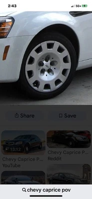 "Cubierta de rueda tapacubos para Chevy Caprice 381997 2011-17 - llanta de 18""" Foto 1 de 4