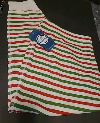 Pantalones térmicos New Life is Good para hombre XXL 2X pantalones de pijama rayas rojas verdes $48 Foto 1 de 3