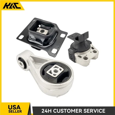 3Pcs Engine Mount Fits 2003-2004 Ford Focus 2.3L Trans Kit A5376 A2986 A5312 - Image 1 of 4