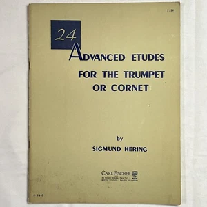 ADVANCED ETUDES FOR THE TRUMPET OR CORNET Sheet Music Book Hering 1947 VTG - Picture 1 of 4