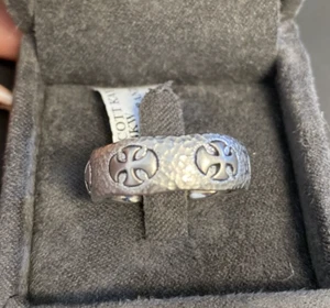 Scott Kay White Gold Spartan Gents Band, Model #11-SK5521W8-G - Picture 1 of 2