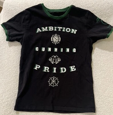 Camisa Universal Studios Park Harry Potter Slytherin Talla Mediana Niños Ambición Foto 1 de 4