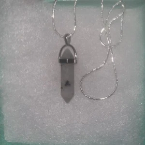 Rainbow Moonstone Moon sterling silver 24” necklace - Picture 1 of 6