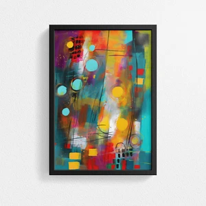 Abstract Art Poster Print, Expression Art, Fine Art, Gallery Poster, Wall Decor - Picture 1 of 13