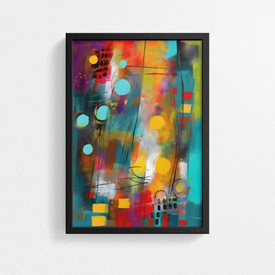 Abstract Art Poster Print, Expression Art, Fine Art, Gallery Poster, Wall Decor - Image 1 of 4