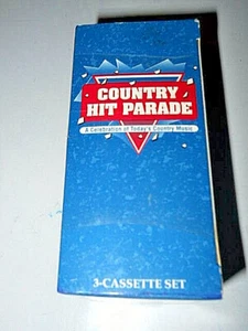 Country Hit Parade-feat:Oak Ridge Boys,Bellamy Brothers,Vince Gill...3 cassettes - Picture 1 of 7