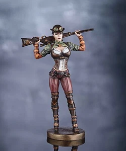 ⭐️Pin Up Series Steam girl Hand Miniature Resin figure 80 mm 1/24⭐️ - Picture 1 of 10