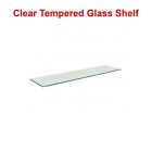 TOUGHENED GLASS SHELVES / SHELF SHOPFITTINGS / RETAIL DISPLAY 1100mmx300mmx6mm