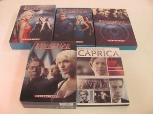 Battlestar Galactica & Caprica DVD Lot 5 Set - Seasons 1, 2.0, 2.5, 3 - Picture 1 of 8